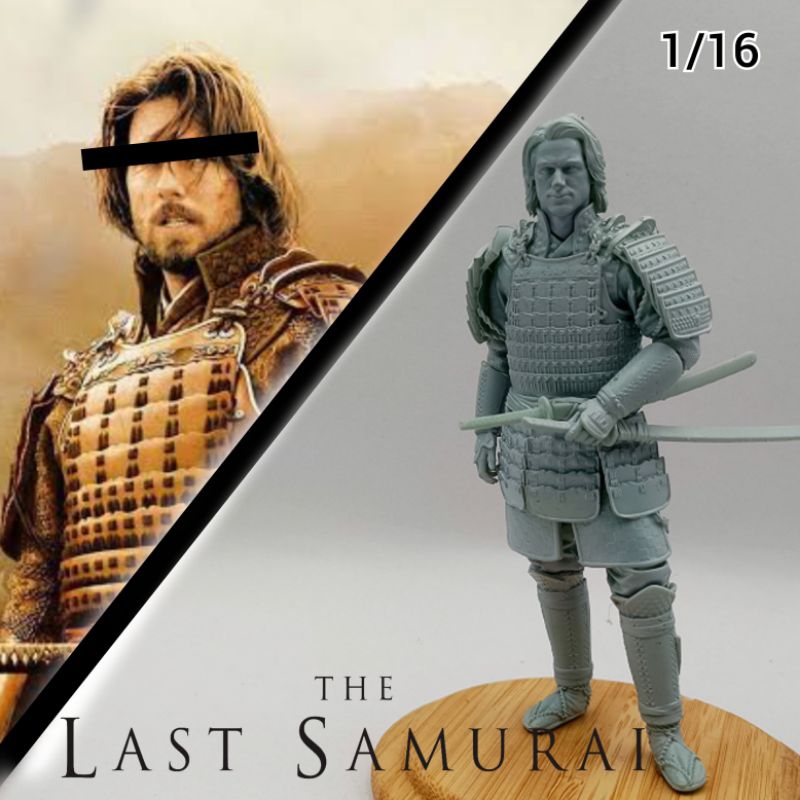 1/16 The last samurai มหาบุรุษซามูไร ซามูไร เรซิ่น resin นักดาบ swordman