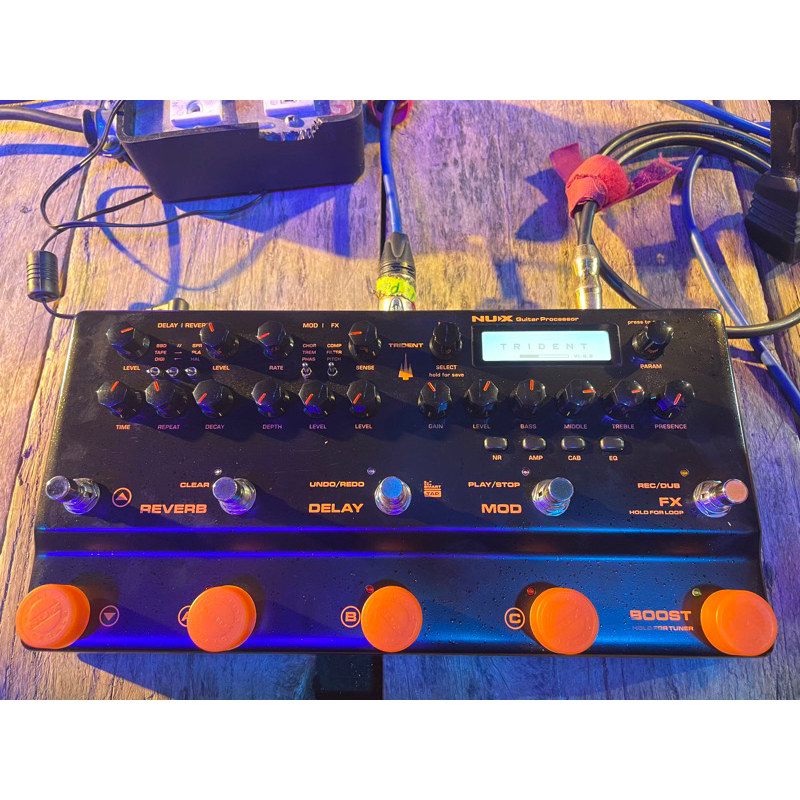 [มือสอง] Nux Trident NME-5 มัลติเอฟเฟค Nux NME5 Trident Multi Effects +ประกันศูนย์ 1 ปี
