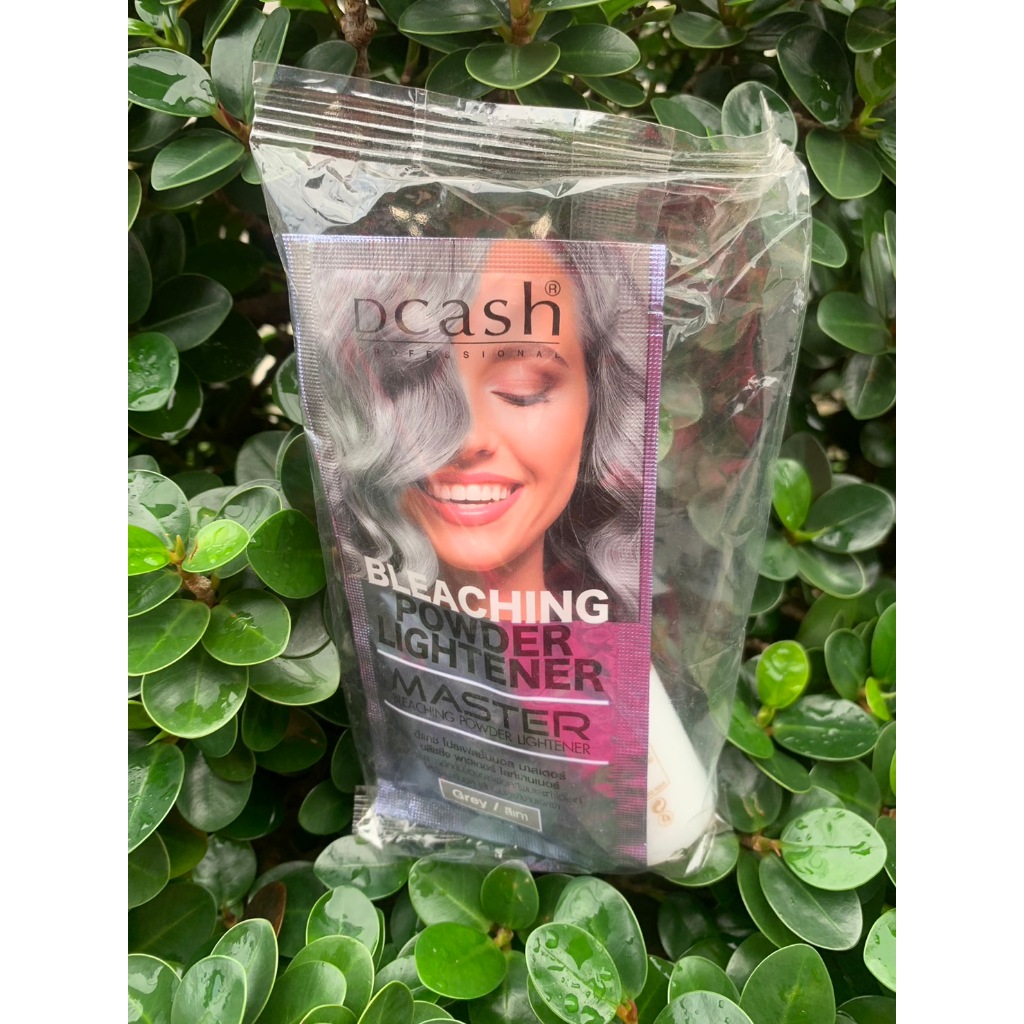 ผงฟอกสีผม ดีแคช DCash Bleaching Powder พัฒนาการ อีกขั้นของการฟอกสีผม สีเทา