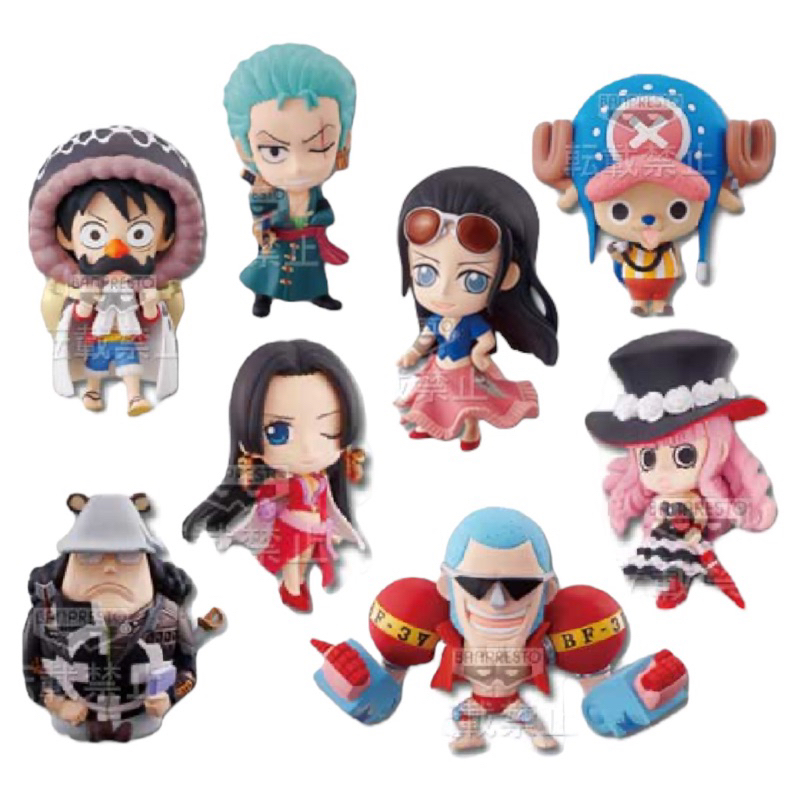 Ichiban Kuji One Piece Kyun-Chara World วันพีช 8 ชิ้น