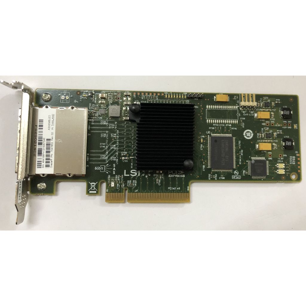 LSI 9200-8e 6Gbps 8-lane external SAS HBA IT Mode ZFS FreeNAS unRAID 7047853 SUN LSI 9200-8e 6Gbps 8