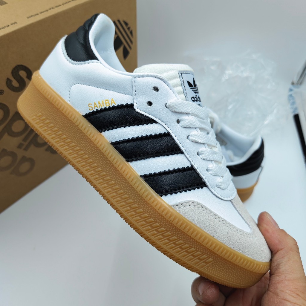 (ของแท้ 100%) adidas originals Samba XLG รองเท้าผ้าใบลำลองและสบายสำหรับผู้ชายและผู้หญิง