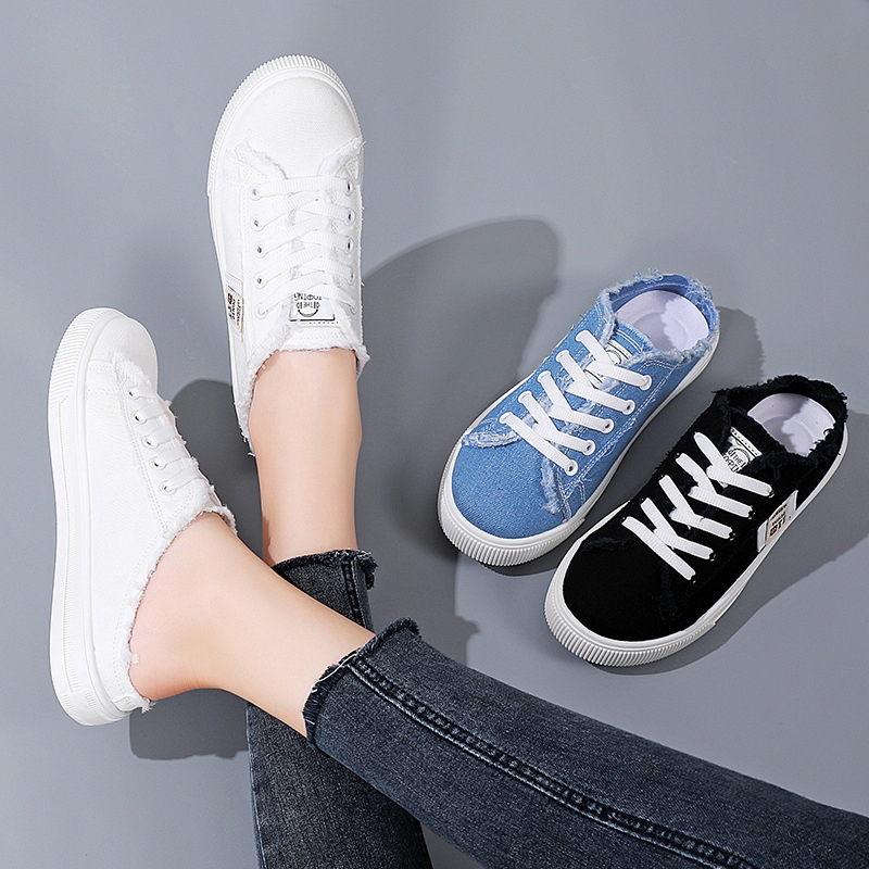 Fshoes สุดฮิต รองเท้าผ้าใบแฟชั่นผู้หญิง รูปทรงโคตรเท่ ดีไซน์สวยล้ำไม่ซ้ำใคร มีให้เลือกถึง3สี