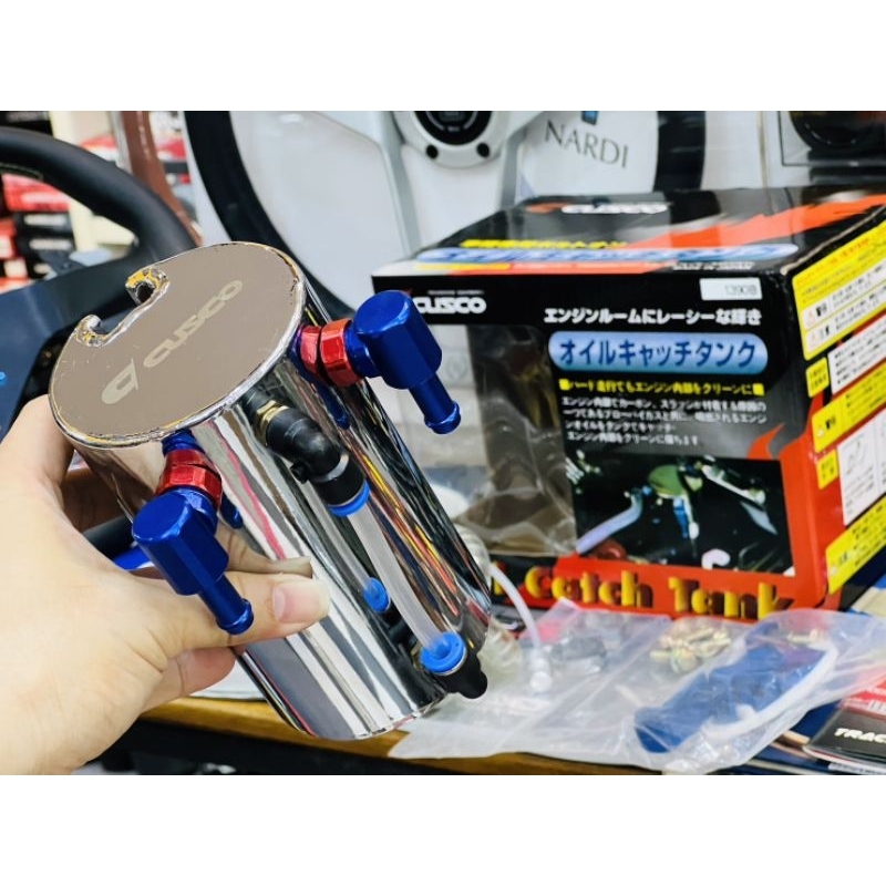 ถังดักไอน้ำมันเครื่อง ถังดักอลูมิเนียม ถังระบายไอ engine oil catch tank cusco ถังดักไอ Engine oil va