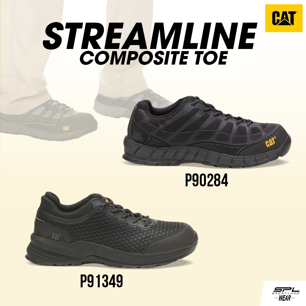 CAT Caterpillar Collection รองเท้าเซฟตี้ผู้ชาย M Streamline Composite Toe 2.0 P90284 / P91349 (6500)