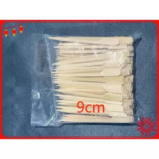 ไม้เสียบหัวธง ไม้เสียบลูกชิ้น ขนาด 9CM,12CM,15CMและ18CM 20CM(แพ็คละ100 ชิ้น) #Teppo skewers