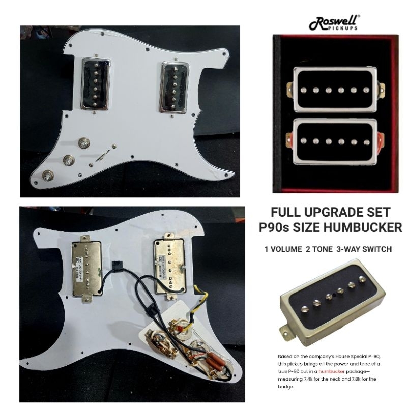 LIBRA TONE ชุดอัพเกรดวงจรกีต้าร์ไฟฟ้า FULL UPGRADE รุ่น P90s ALNICO 5 SPLENDOR