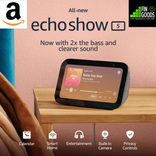 Amazon Echo Show 5 Gen3 ลำโพงอัจฉริยะ Alexa พร้อมหน้าจอสัมผัส