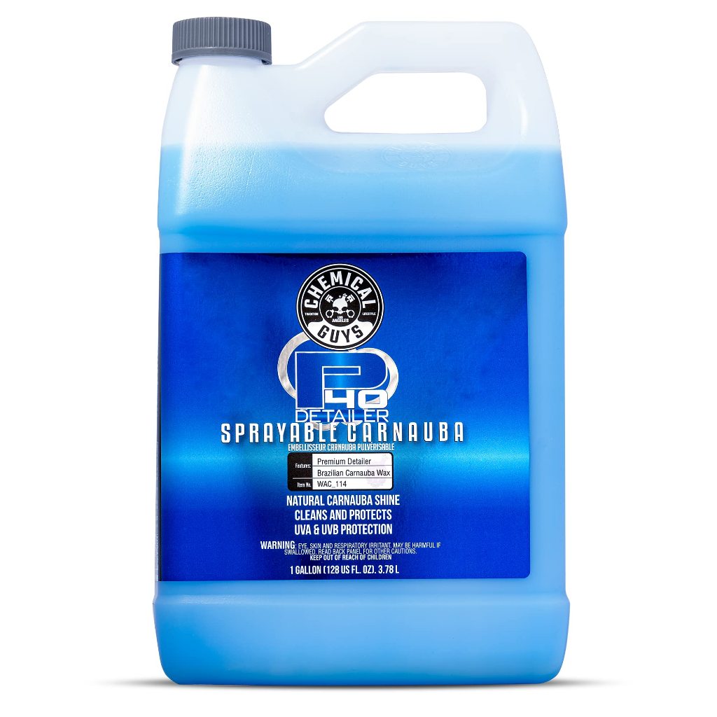 Chemical Guys P40 Detailer Spray With Carnauba 128 oz สเปรย์ดีเทลเลอร์จำหน่ายทั้งแกลลอน