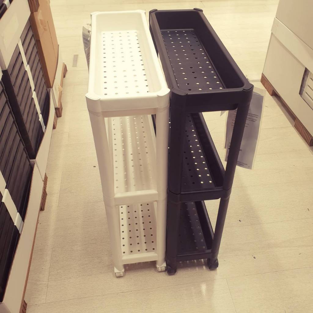 VESKEN รถเข็นมีล้อ,54x18x71 ซม.