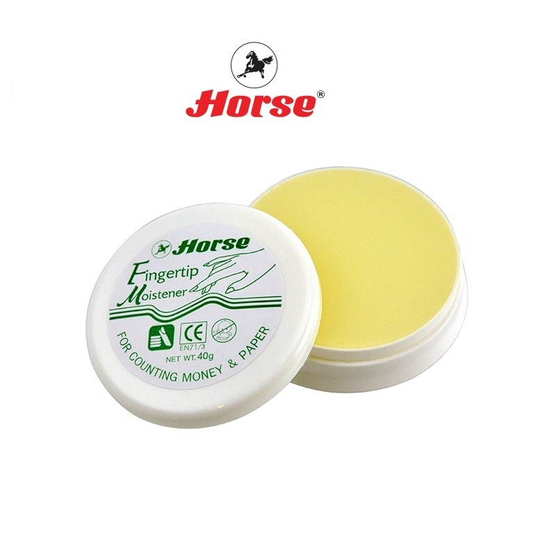 HORSE (ตราม้า) ขี้ผึ้งนับแบงค์ 40 กรัม ตราม้า จำนวน 1 อัน