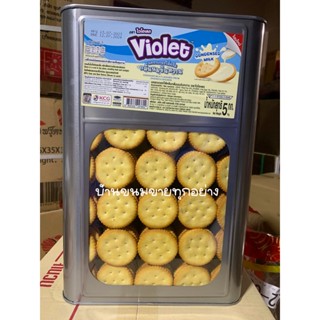 [ค่าส่งถูกมาก] 💢 ขายยกปี๊บ 5 KG แครกเกอร์ไส้ครีมกลิ่นนมข้นหว…