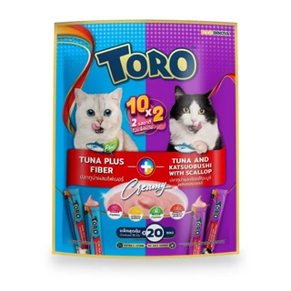 แพ็ค 20-25ซอง ขนมแมวเลียโทโรโทโร่ ToroToro 15g