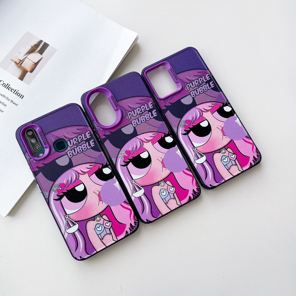 เคส งาน imd เคสการ์ตูน พาเวอร์พับเกอร์ เปิดเลนส์กล้อง for iPhone 7 plus XR 11-12-13-14-15-Pro-max a03s a14 a13 a23 a05s