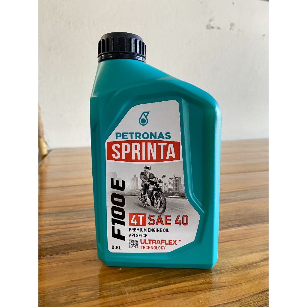 น้ำมันเครื่อง Petronas Sprinta F100E 4จังหวะ ขนาด 0.8L