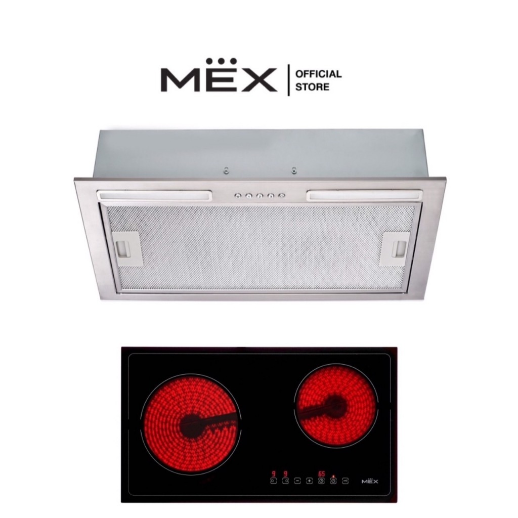 MEX Set รุ่น HVH632N + SP541 เตาไฟฟ้าและเครื่องดูดควัน (ชนิดติดตั้งในเฟอร์นิเจอร์)