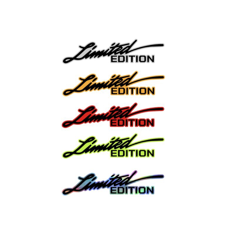 📌สติกเกอร์สะท้อนแสง #Limited Edition 🏁