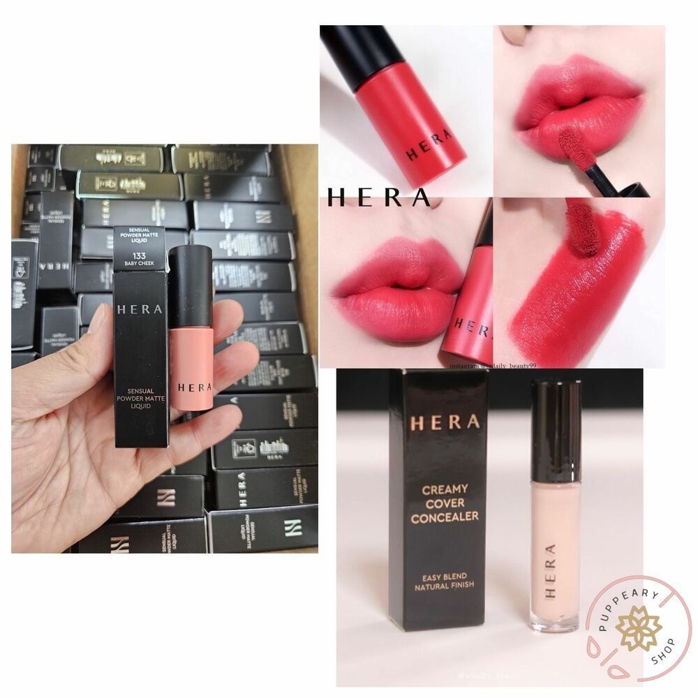 (แท้/พร้อมส่ง) HERA MINI SIZE POWDER MATTE LIQUID/ CONCEALER/FITTING GLOW TINT/ SENSUAL NUDE BALM