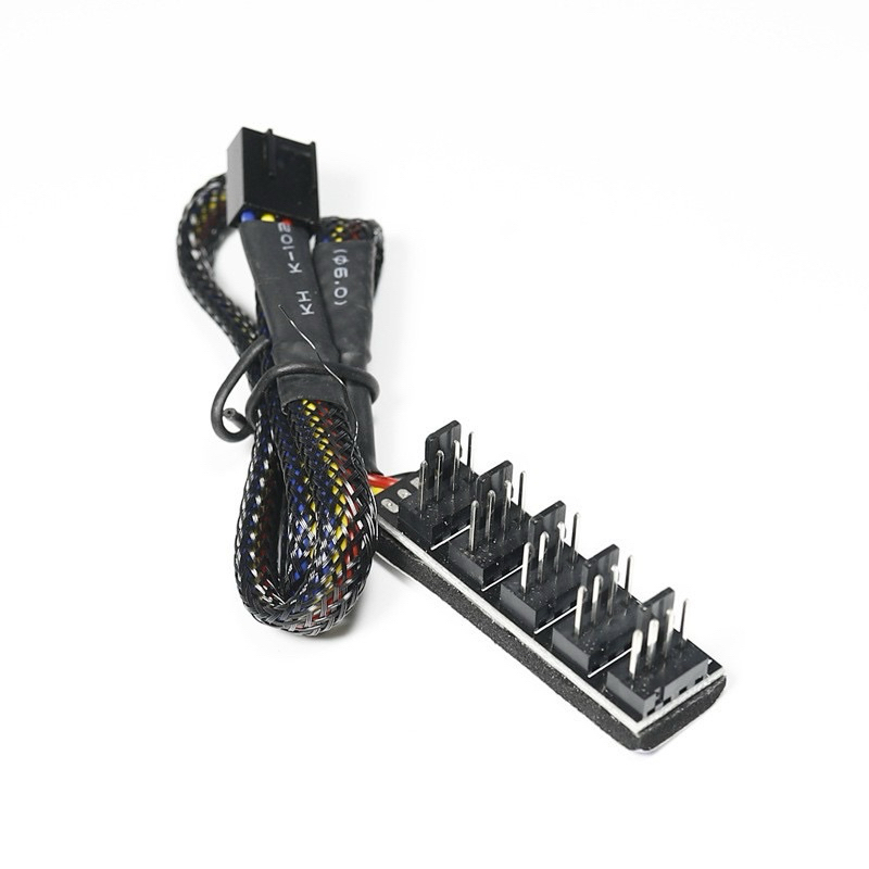 FAN HUB  1 TO 5 4Pin 3Pin PWM แฟนฮับ สายพัดลม สายขยายช่องพัดลม (3-4 PIN)ของมีพร้อมส่ง
