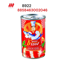 ซูเปอร์ซีเชฟ ปลาซาร์ดีนในซอสมะเขือเทศ 155 กรัม แพ็ค 10กป๋