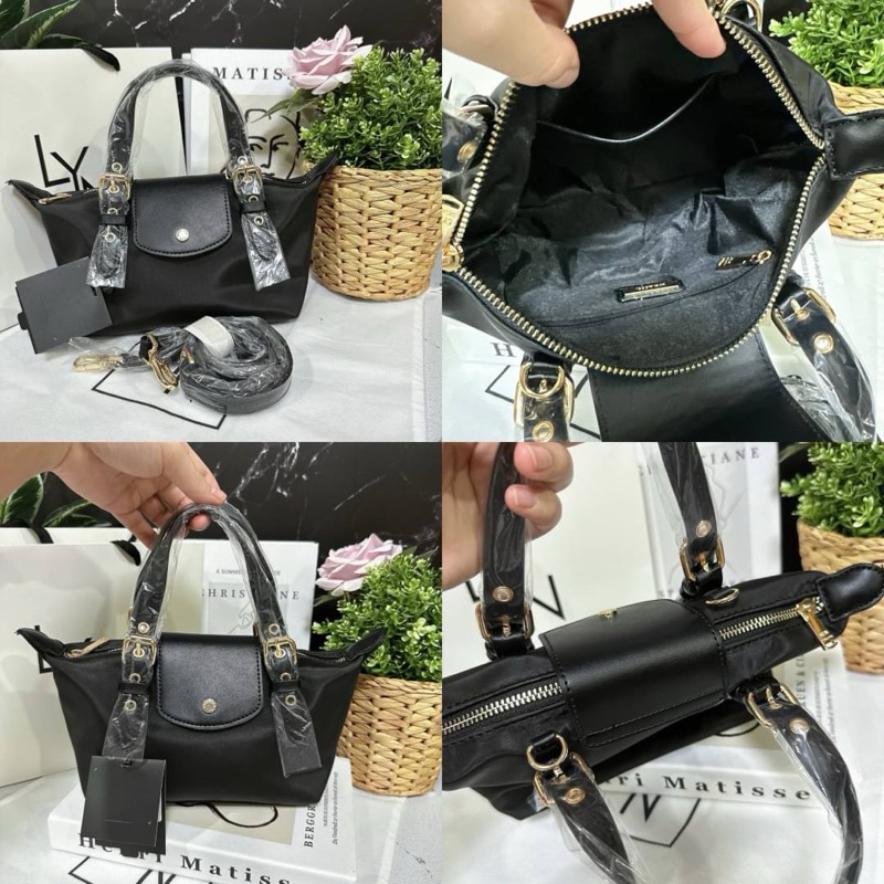 กระเป๋าสะพายข้าง lyn braylynn size small ผ้าไนล่อนกันน้ำ สายปรับได้