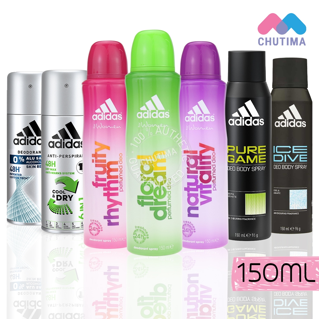 สเปรย์ระงับกลิ่นกาย อาดิดาส/อาดิดาส ฟอร์ วีเมน ดิโอ บอดี้ สเปรย์ Adidas/Adidas For Women DEO Body Spray 150 ml.