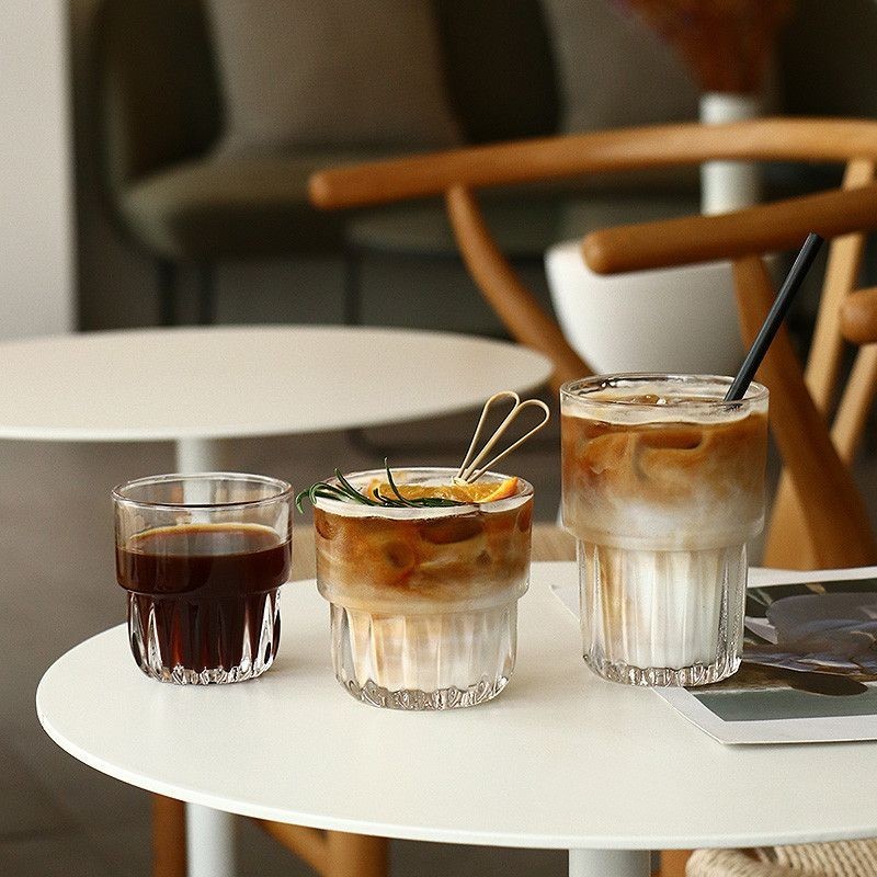 แก้วน้ำ ถ้วยชงกาแฟ ชา นม น้ำผลไม้ glass สไตลมินิมอล