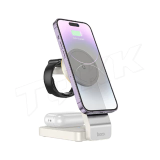 HOCO Original 100% CQ3 /E22/CQ23 Motorcycle Folding 3-in-1 wireless Fast Charger compatible Magnetic wireless 15W for iP