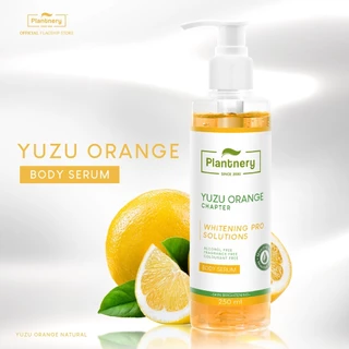 (ขวด) Plantnery Yuzu Orange BodySerum 250ml บอดี้เซรั่มส้มยูซุ/Pomegranate AHA WhiteRed เซรั่มเจลแดง