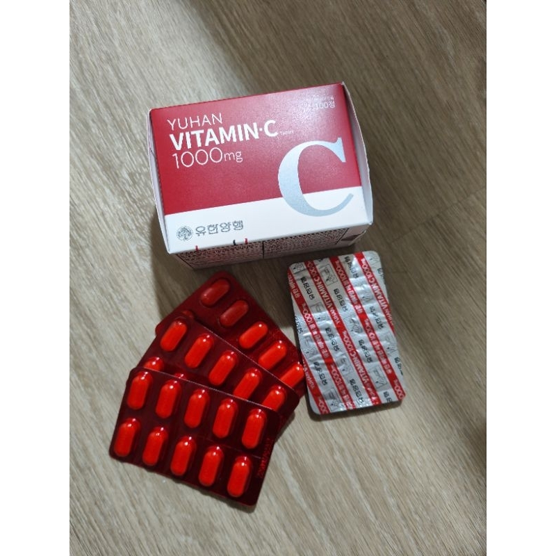 แท้พร้อมส่ง YUHAN Vitamin C 1000mg. ยูฮาน วิตามินซีพี่จุน