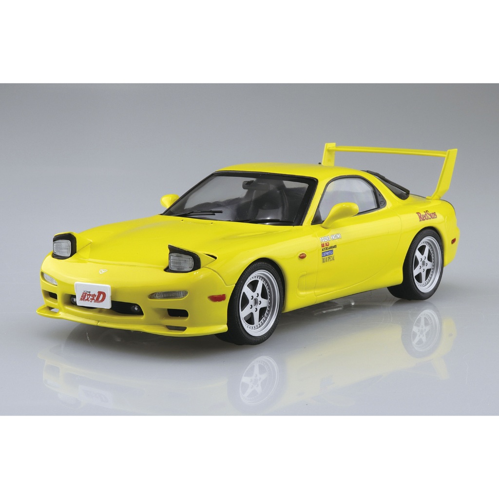 Aoshima 1:24 INITIAL D TAKAHASHI KEISUKE FD3S RX-7 COMICS VOL.1 Ver.Pre-Paint