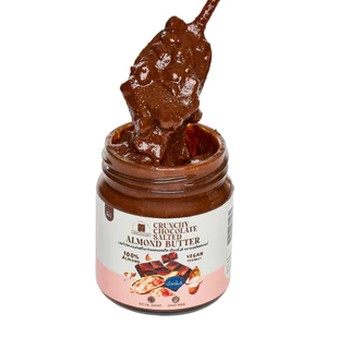 (พร้อมส่ง)เนยถั่ว อัลมอนด์ เนยถั่วคลีน รส Crunchy Chocolate Salted Almond Butter