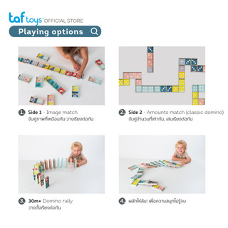 Taf Toys โดมิโนสีพาสเทล Domino Rally XL Block โดมิโน ของเล่นเสริมพัฒนาการ 30 เดือน ขึ้นไป รูปที่ 7