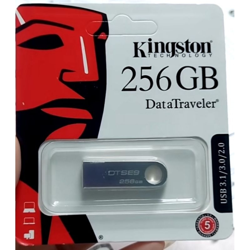 แฟลชไดร์ฟ( เหล็ก) USB Kingston 16GB 32GB 64GB 128GB 256GB หน่วยความจำ Data TraveIer SE9