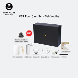 (NEW) TIMEMORE ชุดดริปกาแฟ C3S Pour Over Set (Fish Youth)