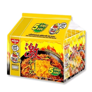 นิสชิน nissin นิชชิน บะหมี่กึ่งสำเร็จรุป แพ็ค5ซอง
