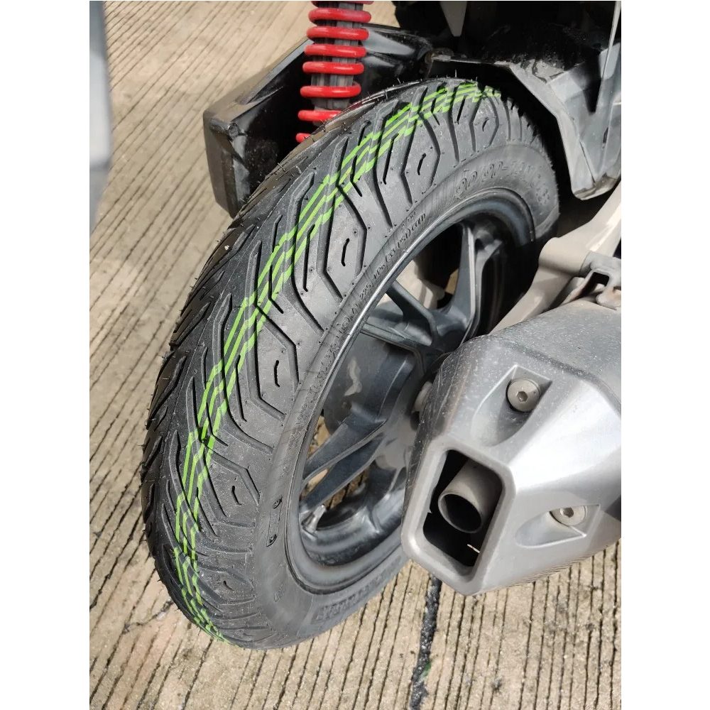ยางนอก ND City สำหรับรถรุ่น PCX150 ปี 2018-2020 หน้า 100/80-14 TL หลัง 120/70-14 TL ไม่ต้องใช้ยางใน