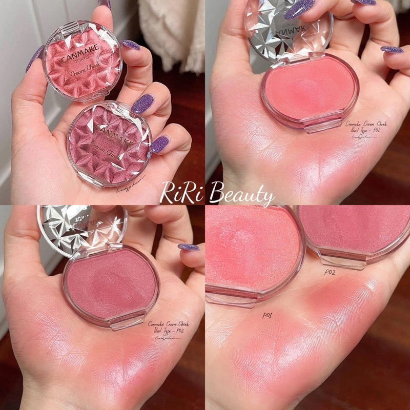 ‼️ของแท้จากญี่ปุ่น‼️ครีมบลัช Canmake ตัวดังจากญี่ปุ่น สีสวย ติดทนสมมงมากกกก