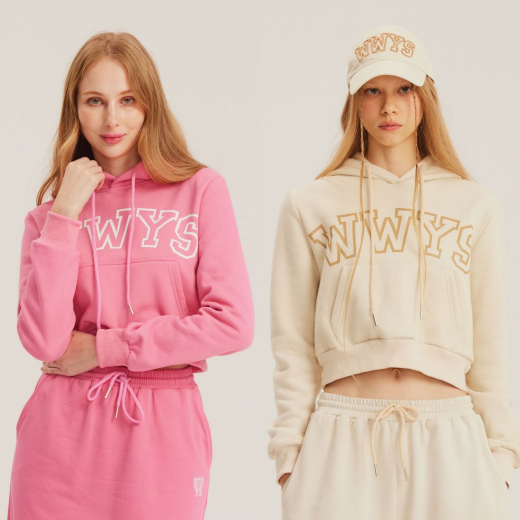 ลด 75.- พิมพ์ WTSD12 with.it.store-TSW4102 เสื้อครอปฮู้ดดี้ WWYS