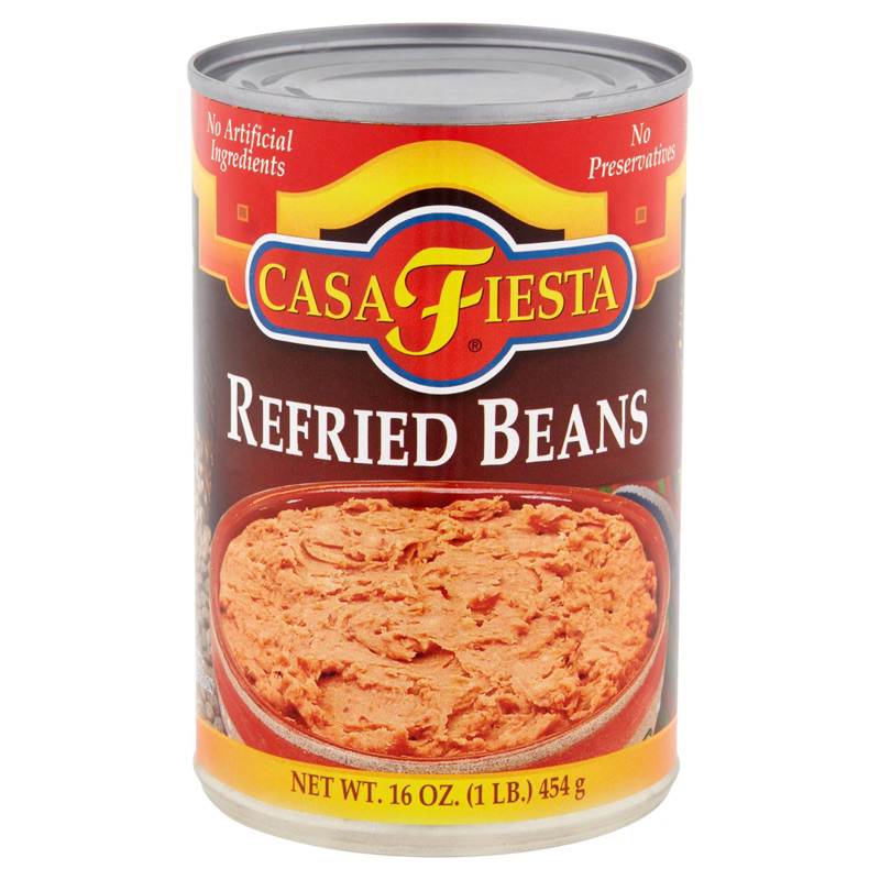 Casa Fiesta refried beans spicy/no fat refried black beans 454g. นำเข้าจากอเมริกา🇺🇸 - รูปที่ 5