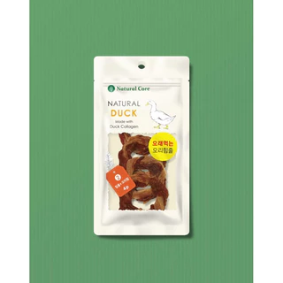 [Duck Tendons Ring นำเข้าจากเกาหลี] Natural Corer พร้อมส่ง ขนมสุนัขเนื้อเป็ดรูปวงแหวน ผสม คอลลาเจน