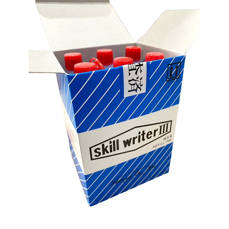 น้ำหมึกอุตสาหกรรม Shinwa Skill Writer Ink Blue 6ขวด/กล่อง