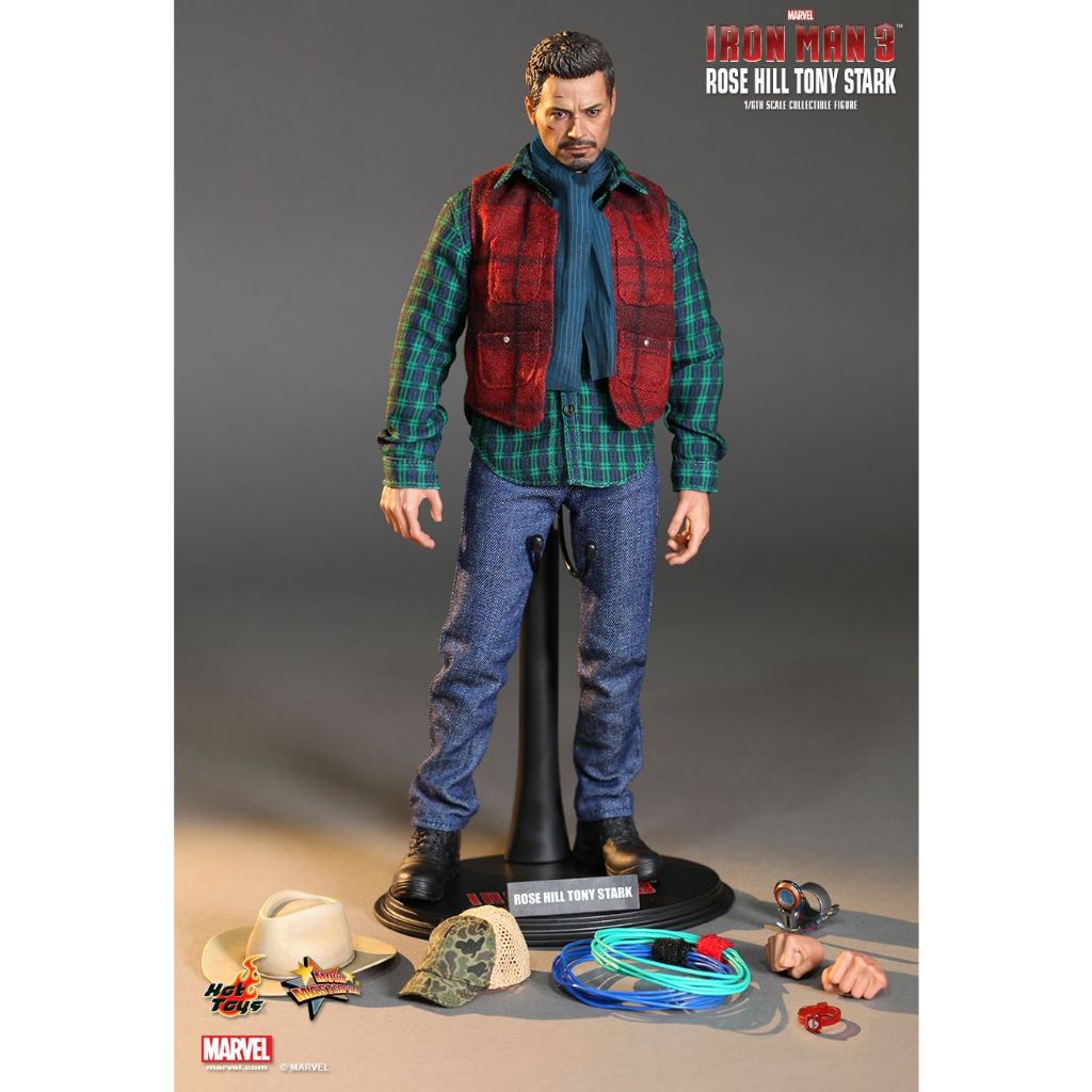 Hot Toys MMS232 Rose Hill Tony Stark Collectible Figure Iron Man 3 1/6 Scale โมเดล ฟิกเกอร์