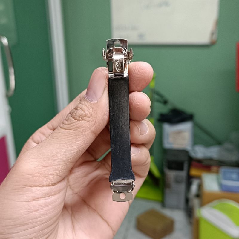 กิ๊บสปริงติดผม อย่างดี Clip France หนัง PVC ขนาด 8 ซม. 10 ซม.