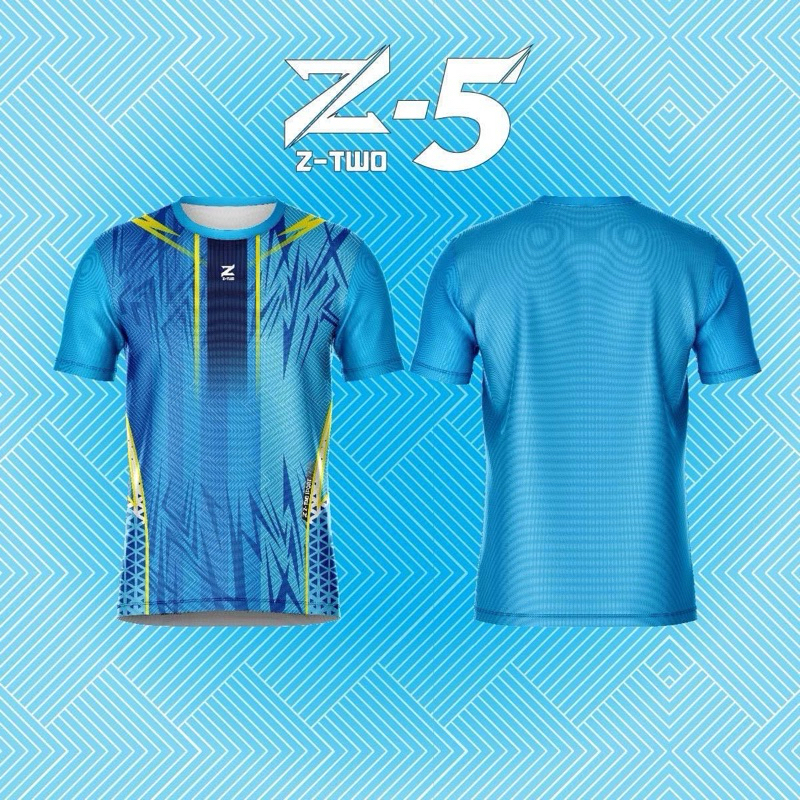 เสื้อกีฬา Z-TWO รุ่น Z-5 สีฟ้า