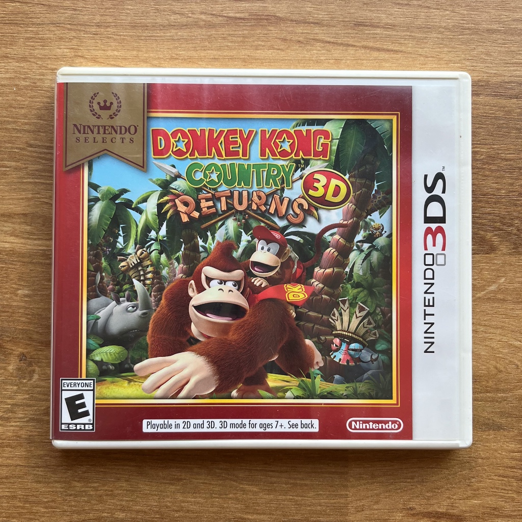 ตลับแท้ Nintendo 3DS : Donkey Kong Country Returns 3D มือสอง โซน US