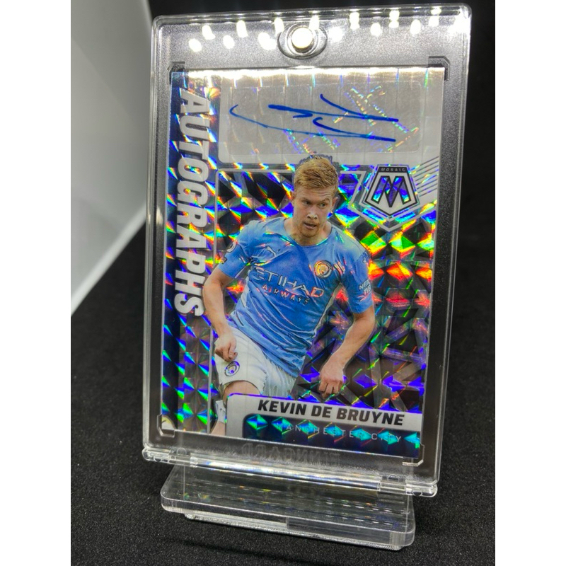 Soccer Card Panini Mosaic 2021/22 - Kevin De Bruyne Auto Card (ลายเซ็น)