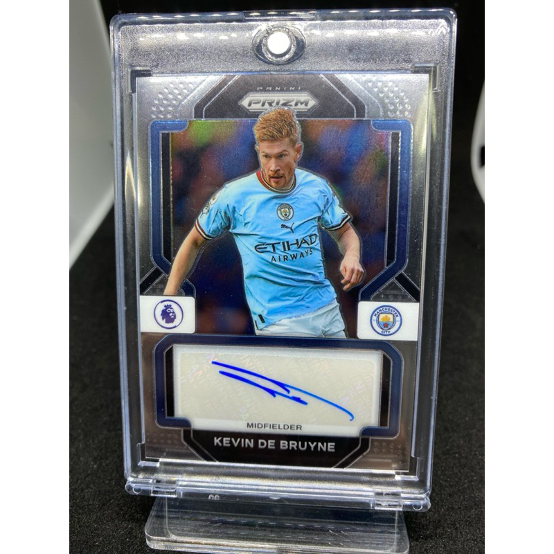 Soccer Card Panini Prizm 2022/23 - Kevin De Bruyne Auto Card (ลายเซ็น)