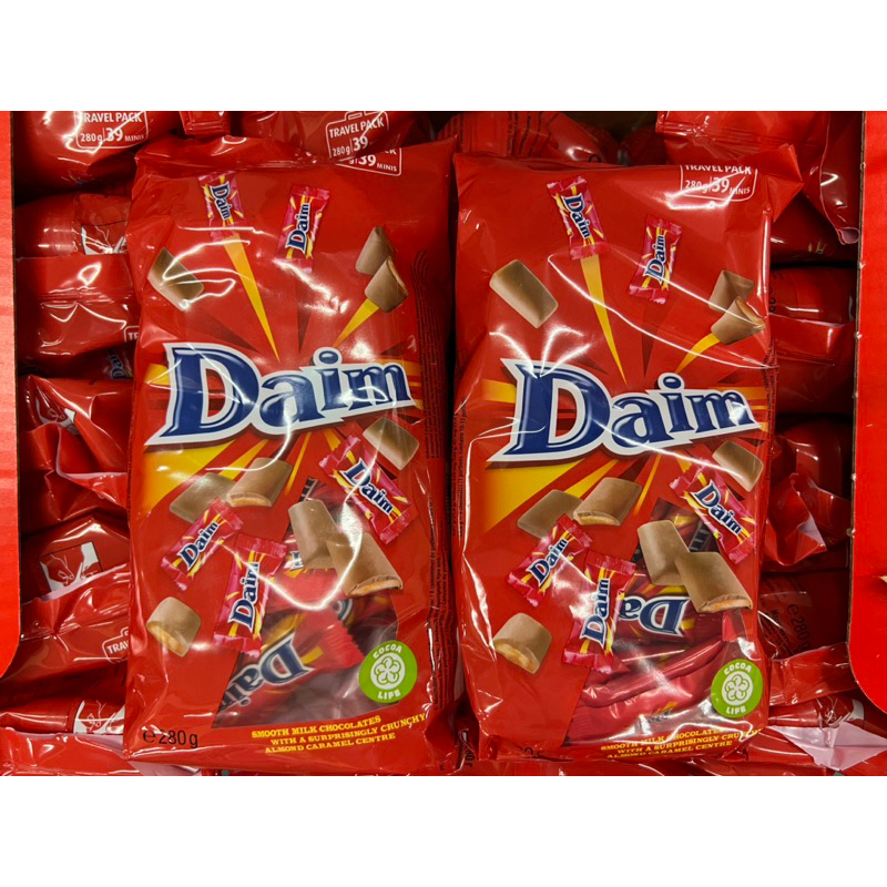 Daim 169฿‼️#1ห่อมี39เม็ด#ช็อกโกแลตเคลือบอัลมอนด์คาราเมล #หวานมัน #หอมอร่อย#😋#ช็อกเดม #daim #daimthai