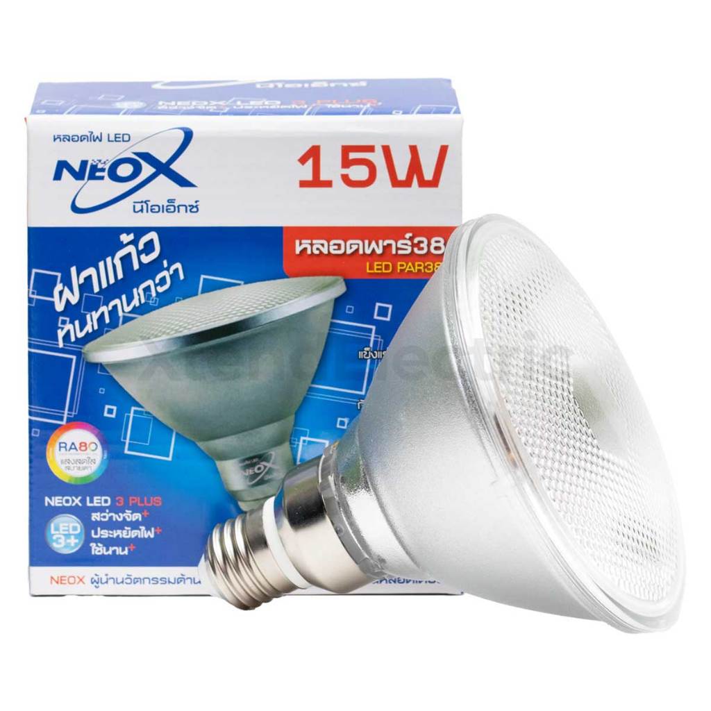 Neox นีโอเอ็กซ์ หลอดพาร์ 38 LED PAR38 15W E27 Warm White